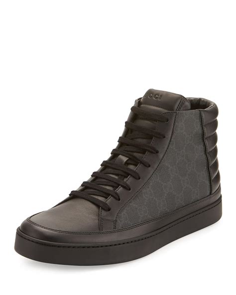 gucci canvas or leather|gucci leather men.